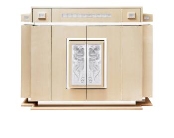 Bar joueur de pipeau en édition numérotée, cristal incolore et frêne ivoire frêne ivoire - Lalique